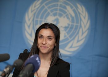 Símbolo de luta por igualdade de gênero na ONU, Marta reforça: “Não quero ser a única”