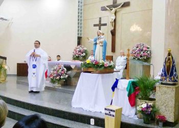 Festa São Cipriano: 1ª Noite da Novena marcada pela Consagração ao Imaculado Coração de Maria