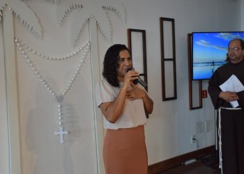 Jaqueline Moraes participa do lançamento de Selo Comemorativo dos 450 Anos da Festa da Penha