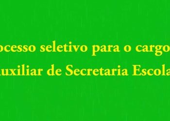 Auxiliar de Secretaria Escolar: Sedu divulga 134ª chamada