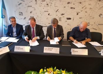 Espírito Santo assina acordo de cooperação com INESC TEC e INESC P&D Brasil, em Portugal