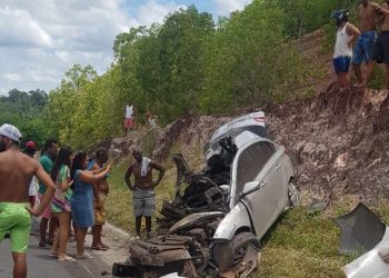 Acidente grave deixa três mortos na BR 101 Norte, em Jaguaré