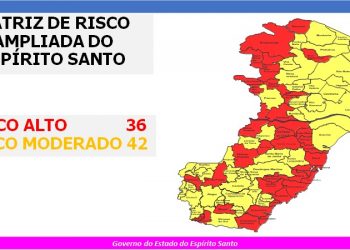 COVID-19 Mapa de Risco: Estado não possui mais áreas de Baixo Risco