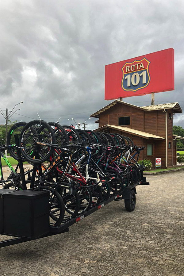 Ciclistas de Jaguaré fazem passeio e encontro em Ibiraçu