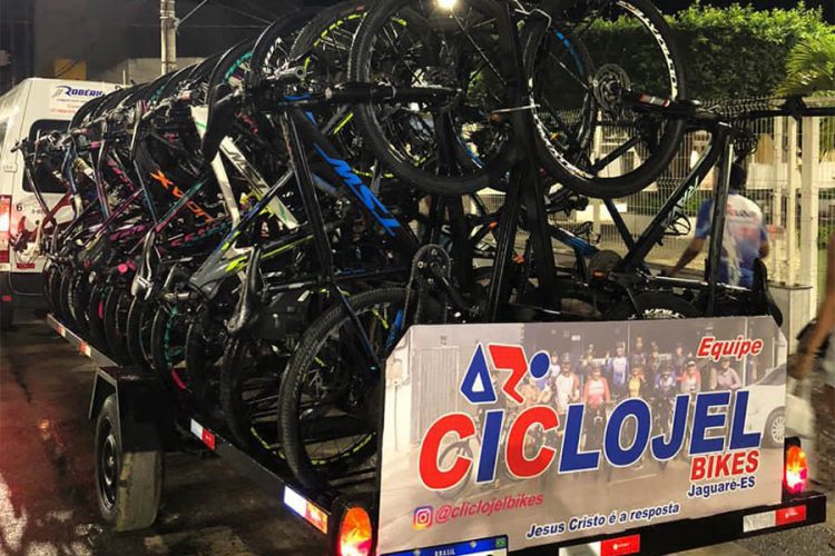 Ciclistas de Jaguaré fazem passeio e encontro em Ibiraçu