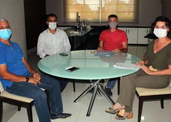 Encontro de Poderes: Presidente da Casa, Jean Costalonga realiza primeira visita ao Prefeito Marcos Guerra