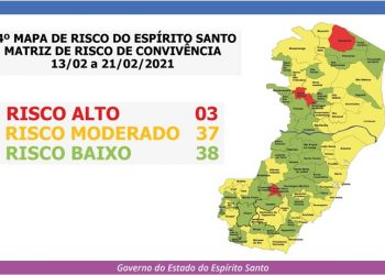 Governo do Espírito Santo divulga Mapa de Risco Covid-19
