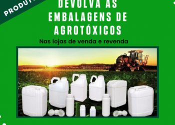 Secretaria de Meio Ambiente orienta agricultores para o descarte de embalagens de defensivos agrícolas