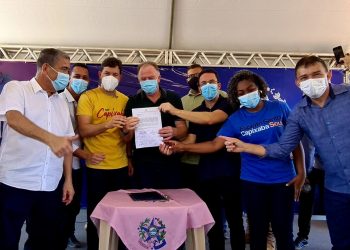 Governador assina Ordem de Serviço e visita obras de macrodrenagem em Vila Velha