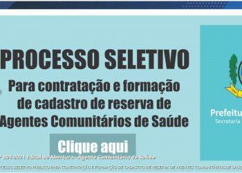 Vereador Ricardo Barros enaltece realização de Processo Seletivo para Agentes de Saúde