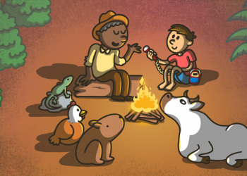 Podcast de Vargem Alta apresenta fantasias interioranas para crianças