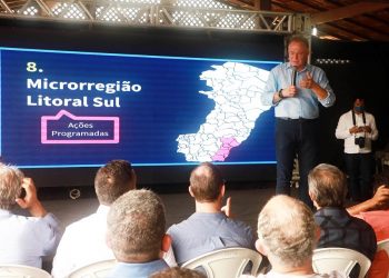 Governador apresenta Plano de Investimentos a prefeitos e lideranças da região Litoral Sul