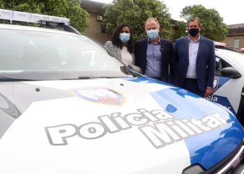 Governador Casagrande entrega 94 novas viaturas à Polícia Militar