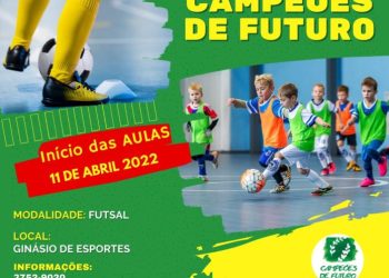 Secretaria de Esporte retorna as atividades do Projeto Campeões de Futuro em abril