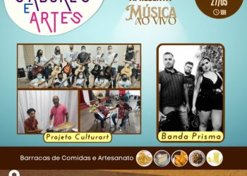Noite musical Culturart na feira de Sabores e Artes de Nova Venécia, desta sexta-feira