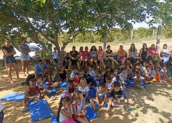 Biblioteca Municipal promove contação de histórias em escola do interior em Jaguaré