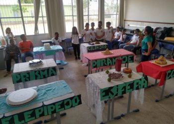 Quitutes para aprender sólidos geométricos na EMEFTI Professora Arlene Geraldo