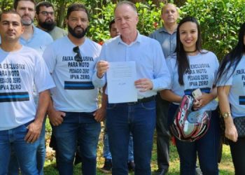 Casagrande recebe apoio de motociclistas