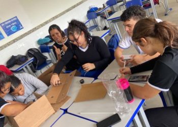 Bastidores da I Mostra Científica da EMEF Veneciano empolga alunos