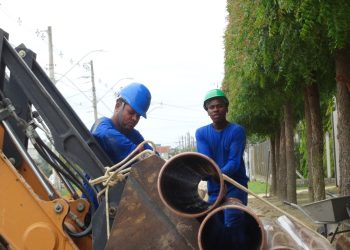Iniciadas as obras do Emissário de Esgoto no Bairro Irmã Teresa em Jaguaré