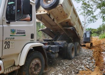 Jaguaré não para processo de recuperação de estradas