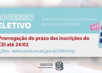 Inscrições prorrogadas para os cursos de Língua Estrangeira