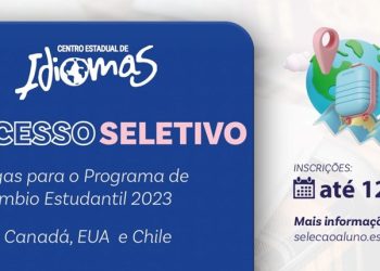 Governo do Estado oferta 150 vagas para Programa de Intercâmbio Estudantil 2023