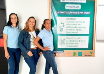 Formação para professores do ensino fundamental anos iniciais em parceria com o programa Alfabetização Aqui é pra Valer