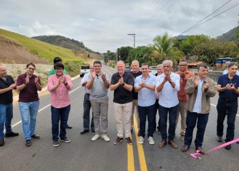 Governo do Estado entrega pavimentação da Rodovia ES-181 em Alegre