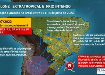 Rio Grande do Sul permanece em alerta por causa de ciclone
