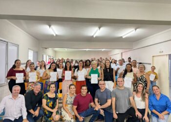 Aconteceu hoje a posse dos novos 50 professores efetivos de São Gabriel da Palha