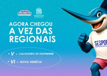 Regionais V e VI dos Jogos Escolares começam na segunda-feira (25) em Cachoeiro de Itapemirim e Nova Venécia