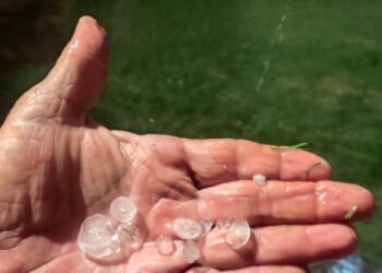 Chuva de granizo atinge comunidades de Fátima e Giral-Jaguaré