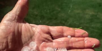 Chuva de granizo atinge comunidades de Fátima e Giral-Jaguaré